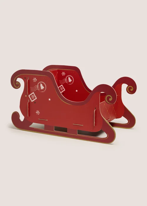 Red Present Sleigh Gift Image 1