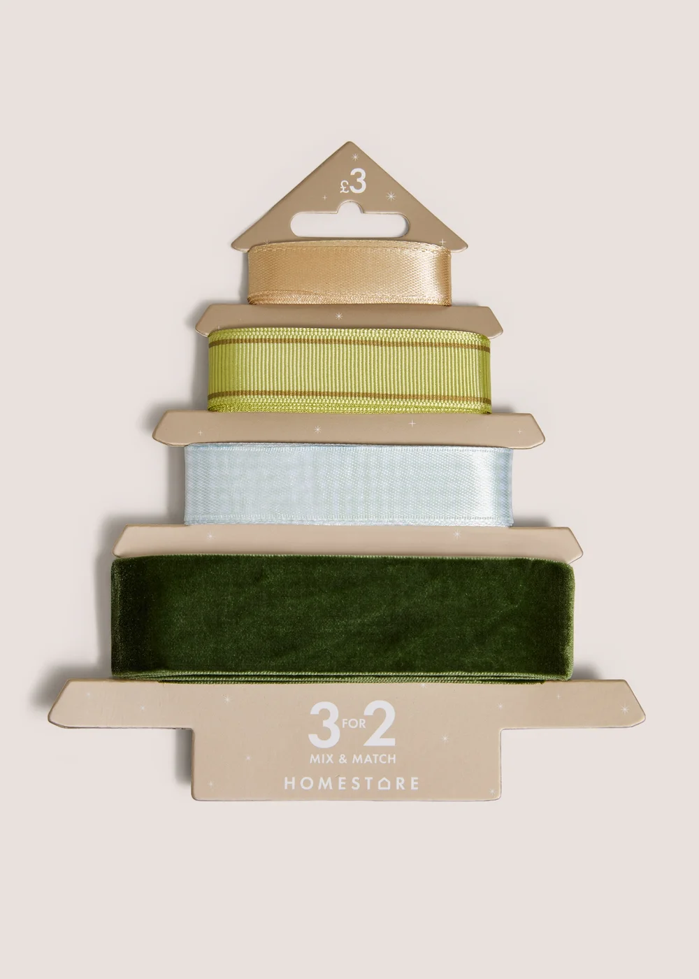 4 Pack Green Ribbons Image 1