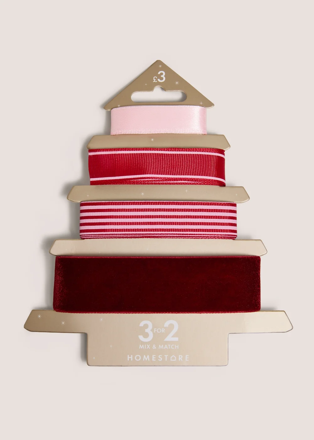 4 Pack Burgundy Ribbons Image 1