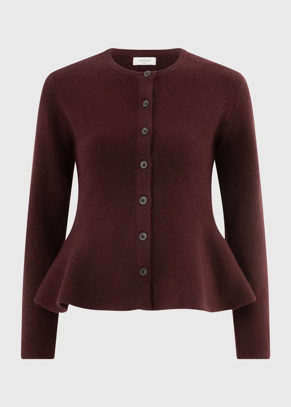 Red Peplum Cardigan - XS Image 1