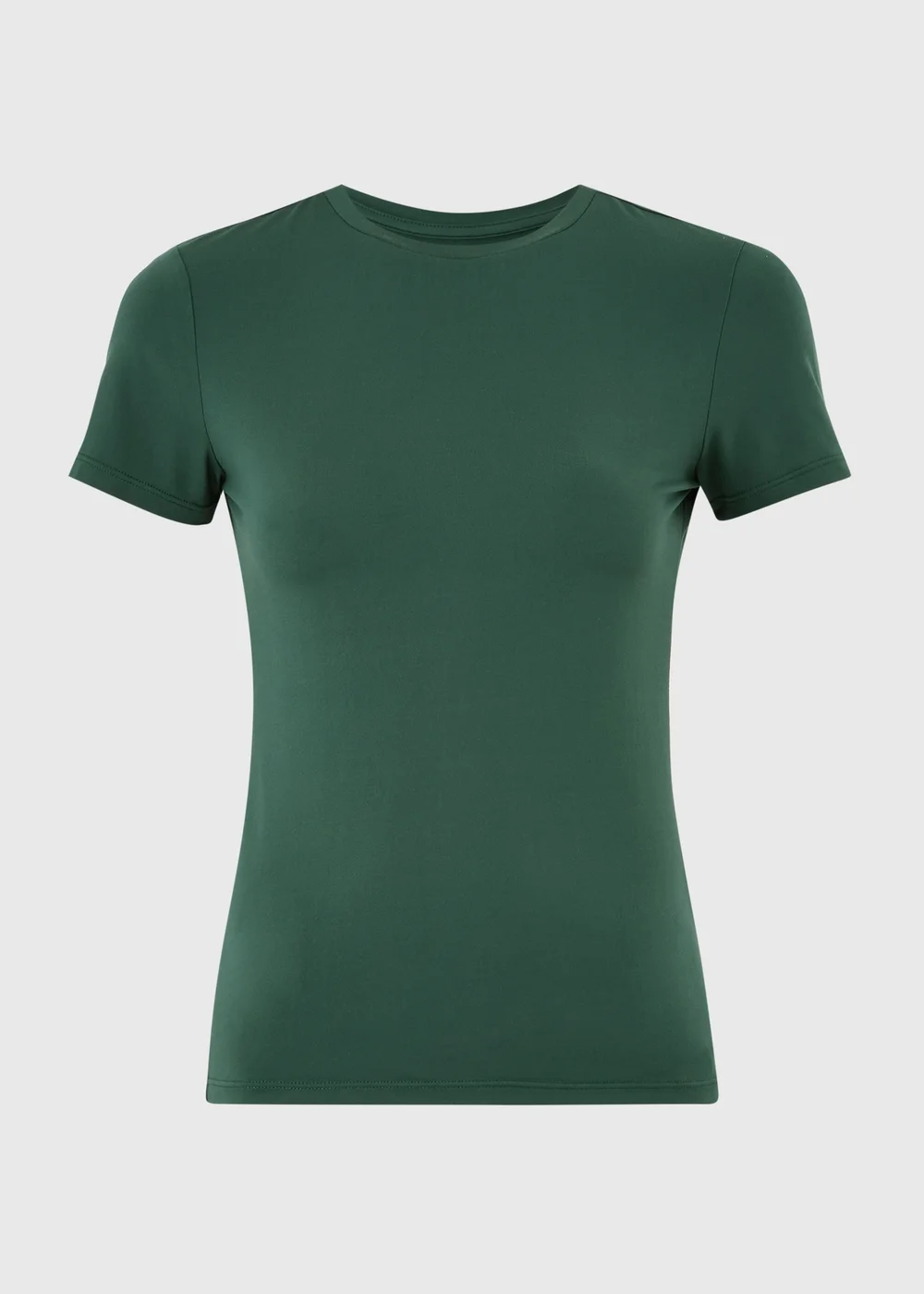 Souluxe Forest Green Fitted T-Shirt - 6 Image 5