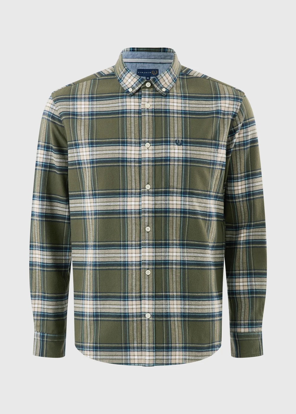 Khaki Check Shirt - S Image 5