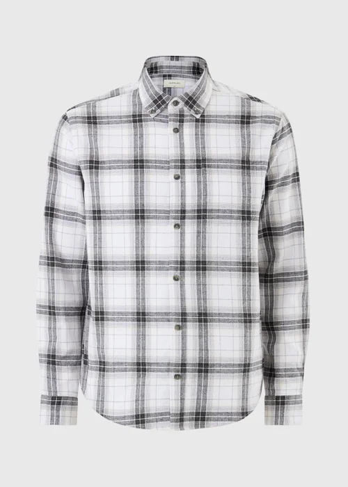 Ecru Checked Flannel - S Image 3