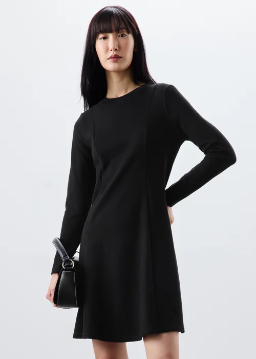 Black Skater Mini Dress - 8 Image 1