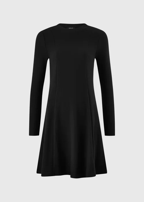 Black Skater Mini Dress - 8 Image 5
