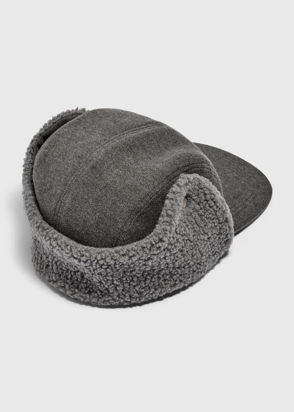 Men's Charcoal Trapper Hat - One Size Image 2