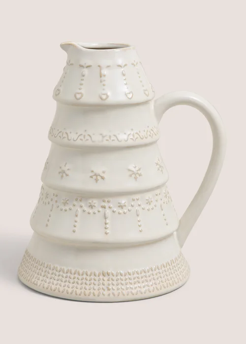 Cream Tree Jug Image 1