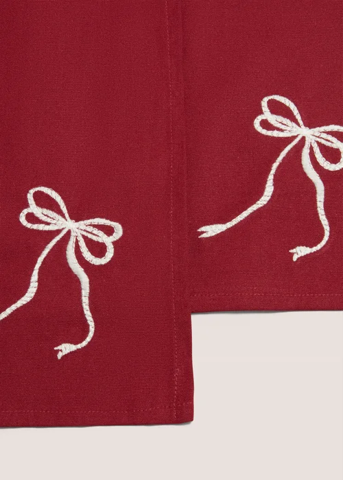 2 Pack Red Bow Print Placements Image 2