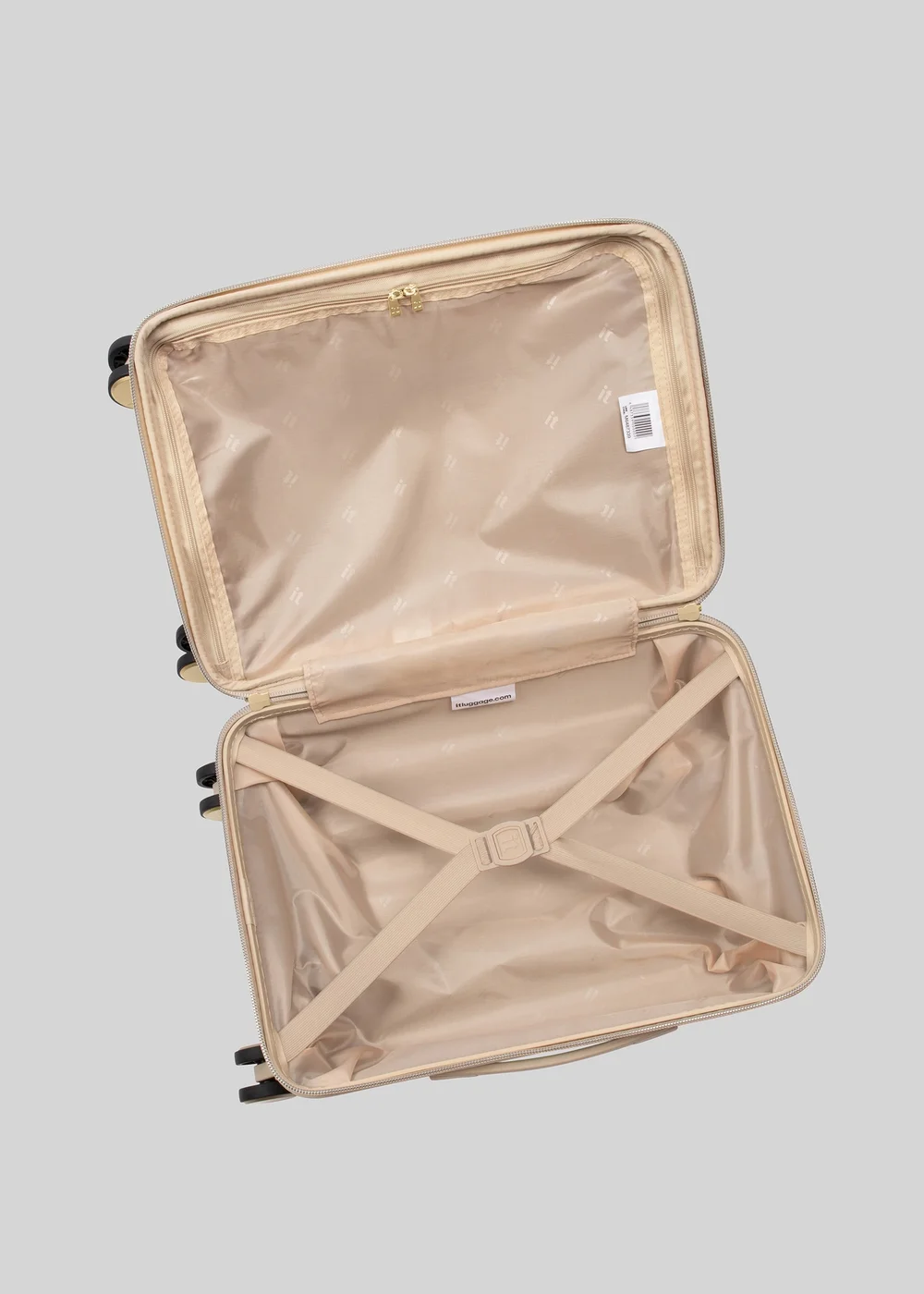 IT Luggage Sand Natural Hard Suitcase - Cabin Image 5