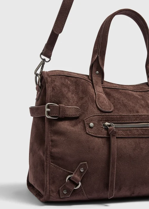 Brown Large City Bag - One Size Image 2
