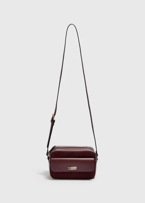 Burgundy Camera Bag - One Size Image 1