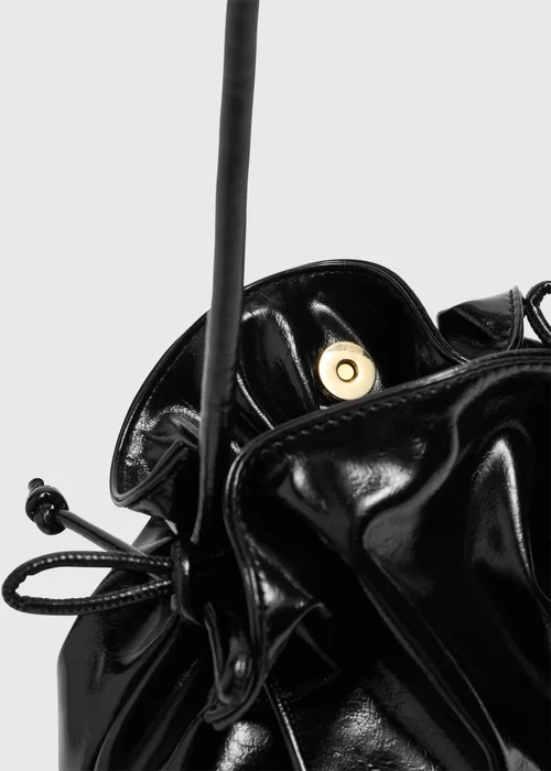 Black Cross Body Pouch Bag - One Size Image 2
