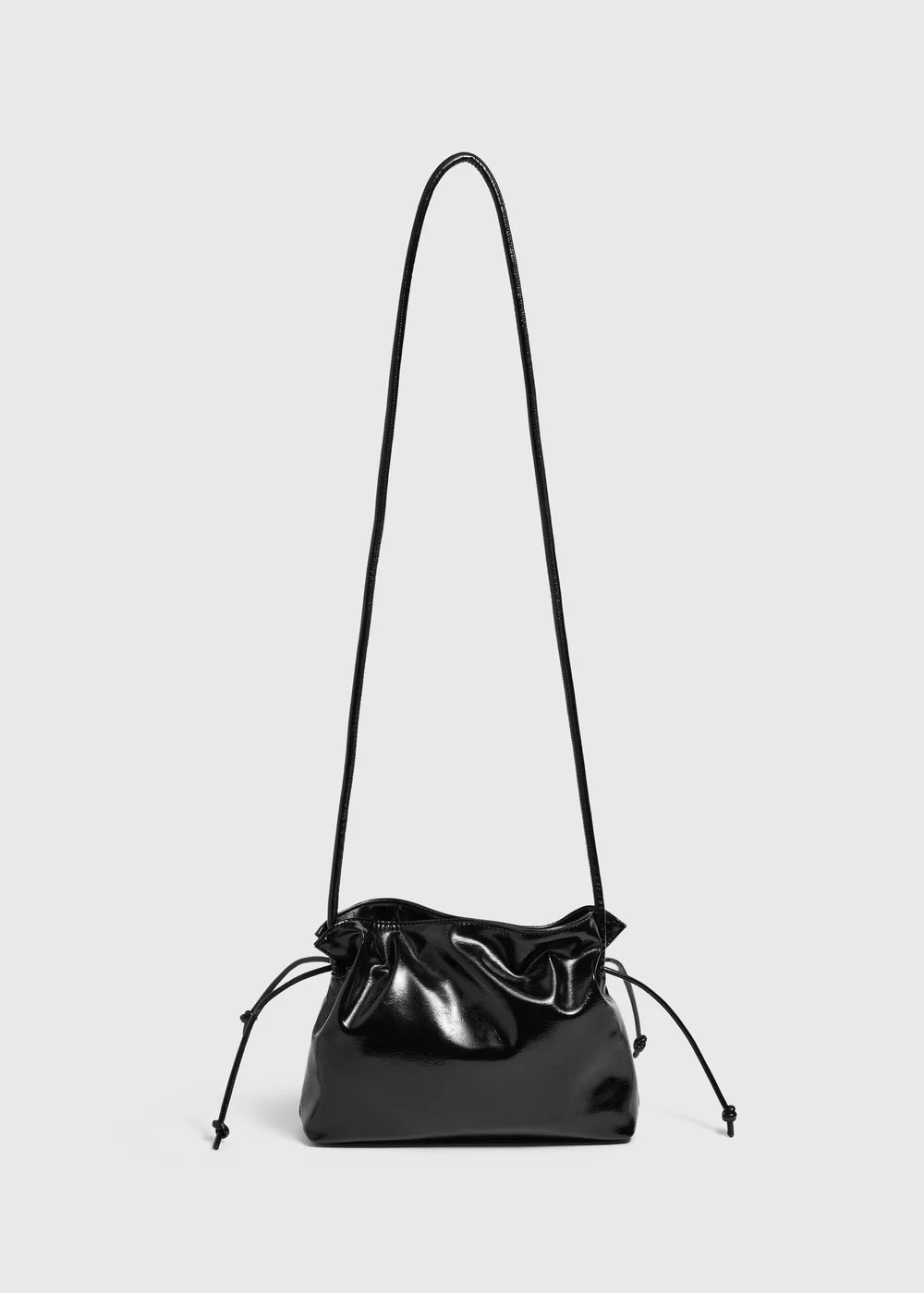 Black Cross Body Pouch Bag - One Size Image 1