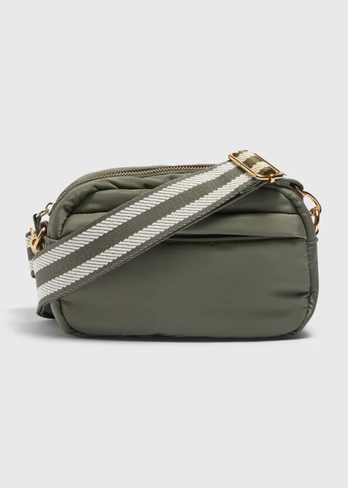 Khaki Nylon Camera Bag - One Size Image 1