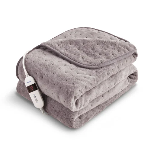 Silentnight Grey Heated Electric Blanket Image 1