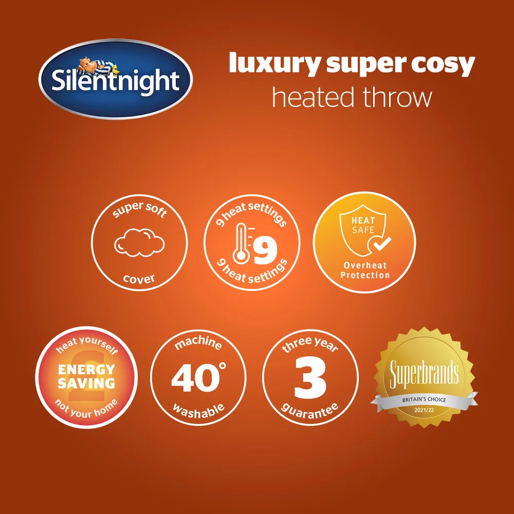 Silentnight Natural Faux Fur Electric Blanket Image 3