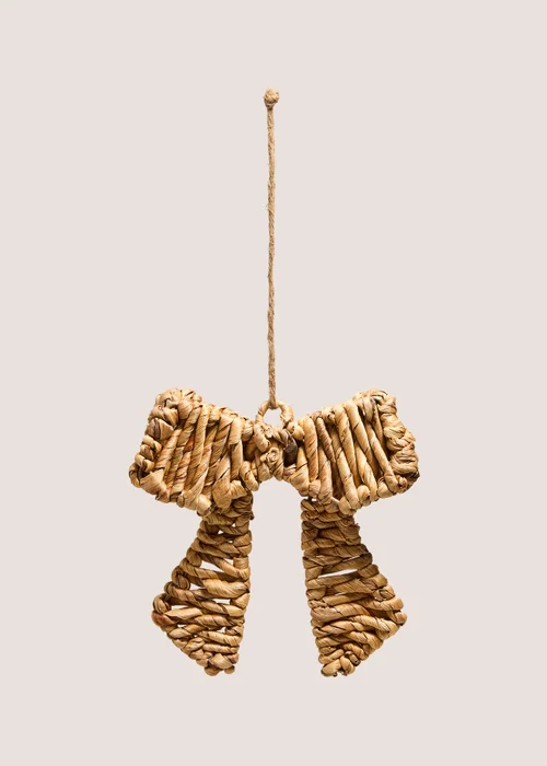 Woven Bow Hanging Decoration Image 1