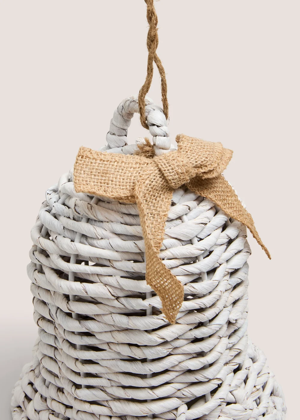 White Woven Bell Image 2