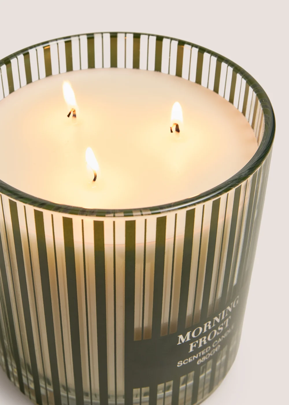 Green Large Christmas Candle Image 2