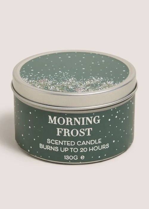 Green Morning Frost Scented Tin Candle Image 1