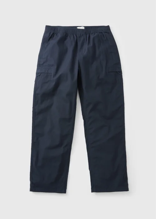 Navy Loose Fit Cargos - S Image 4