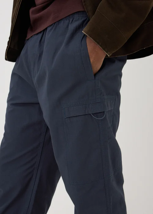 Navy Loose Fit Cargos - S Image 3