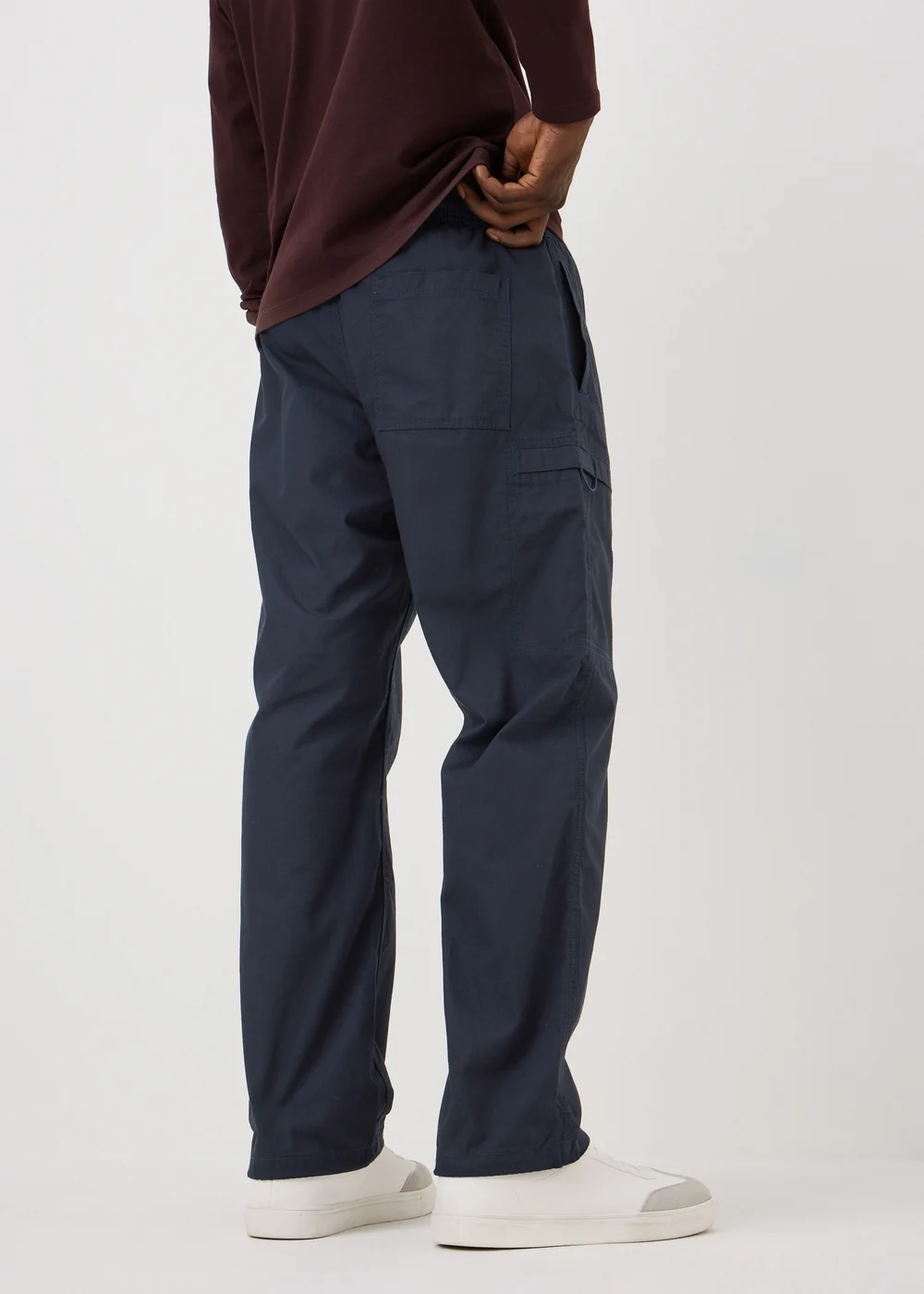 Navy Loose Fit Cargos - S Image 2