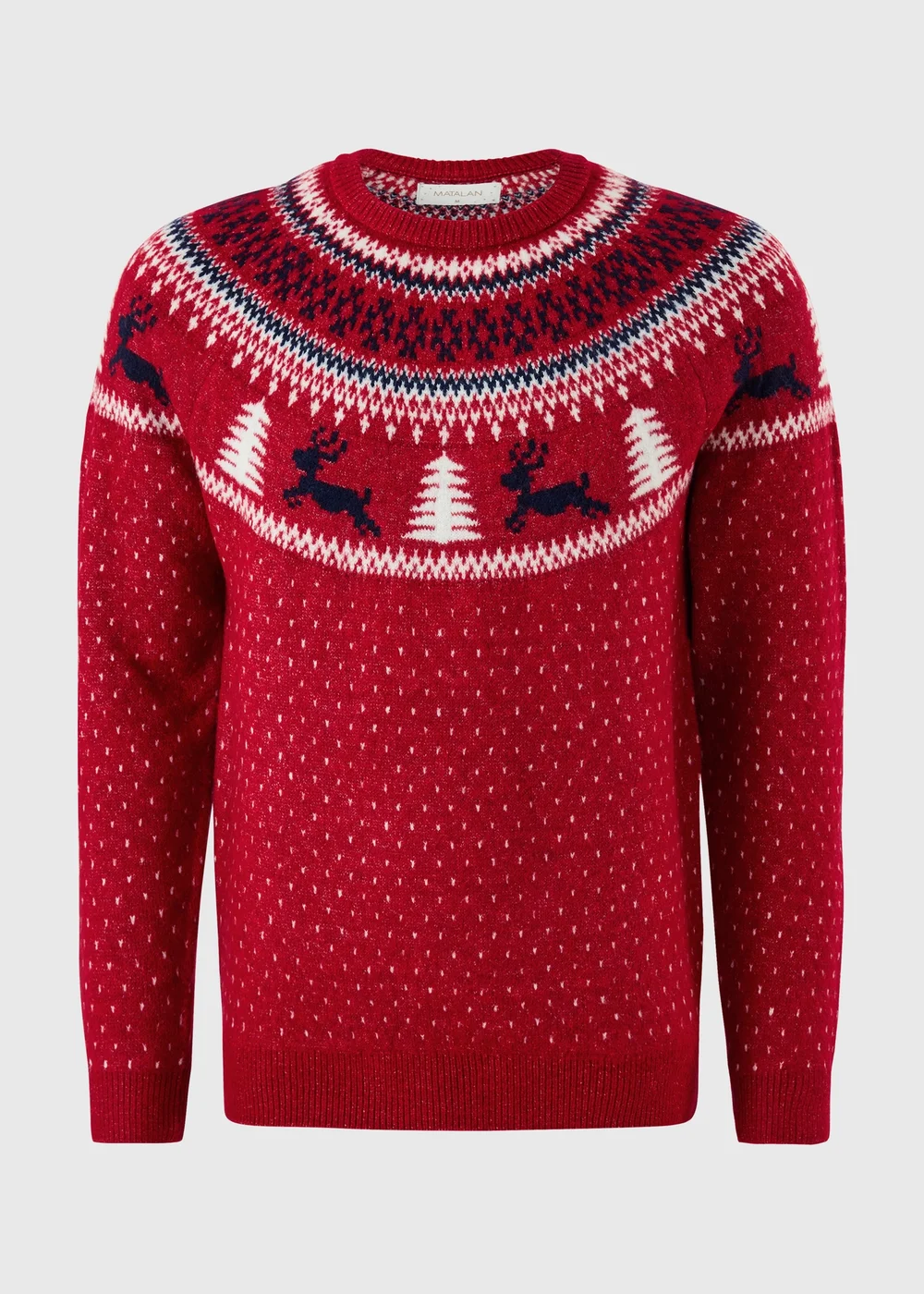 Red Reindeer Christmas Jumper - S Image 4