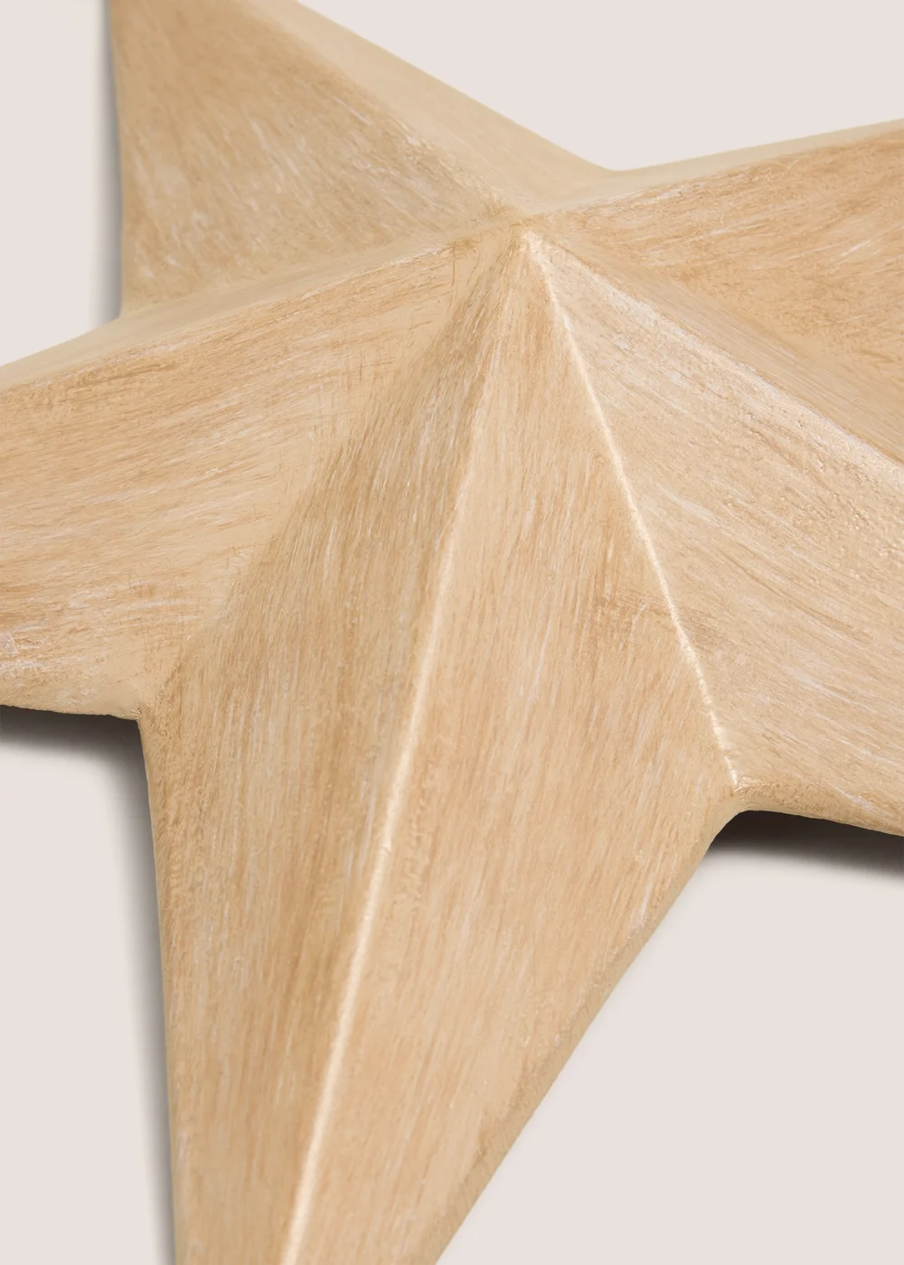 Medium Wooden Star Hanging Decoration Image 2