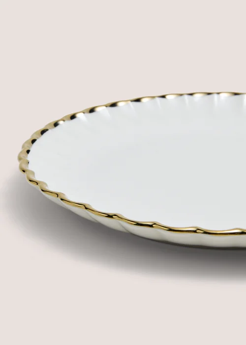 Gold Rimmed Side Plate Image 2