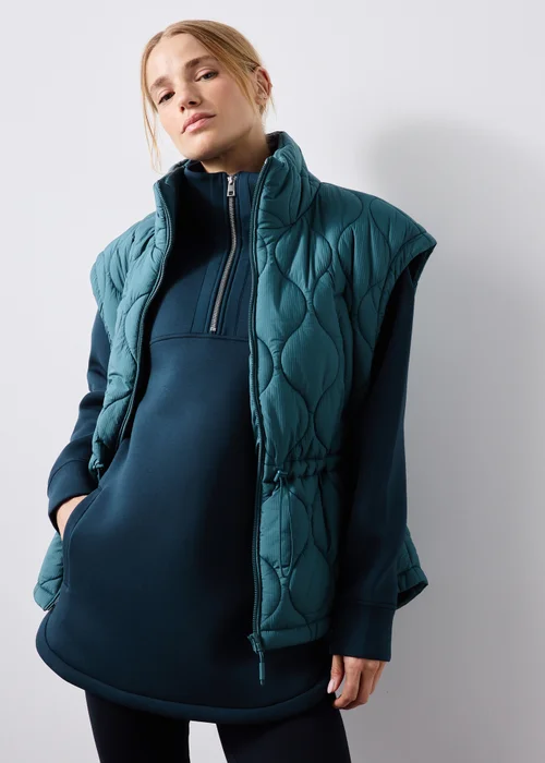 Souluxe Navy Scuba Half Zip - XS Image 4