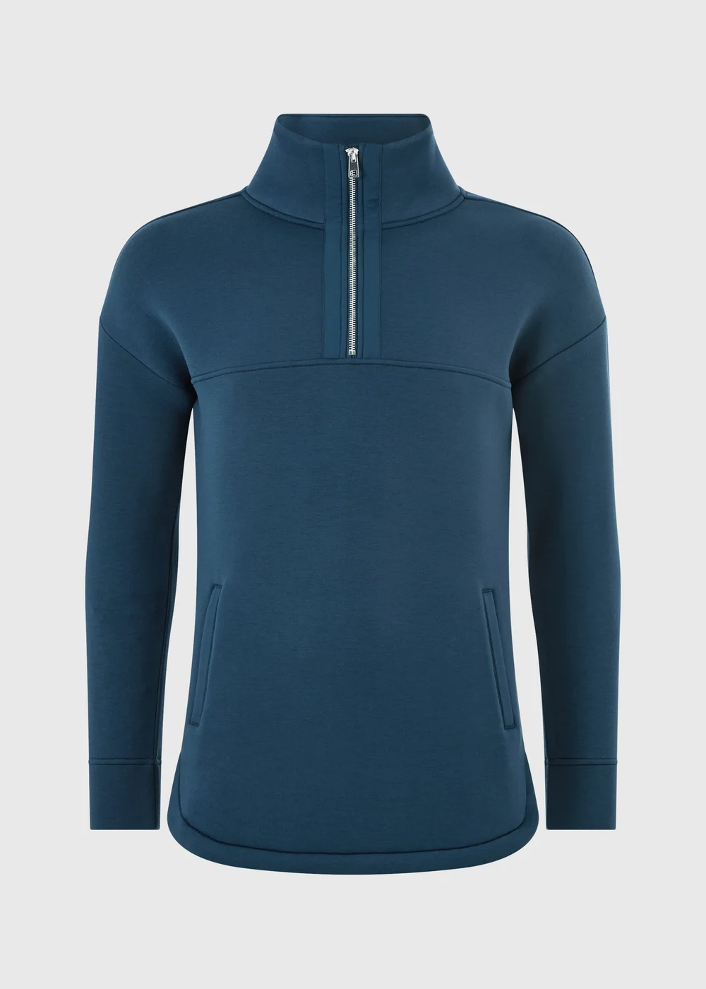 Souluxe Navy Scuba Half Zip - XS Image 5
