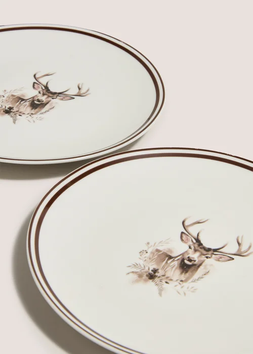 2 Pack Stag Side Plate Image 2