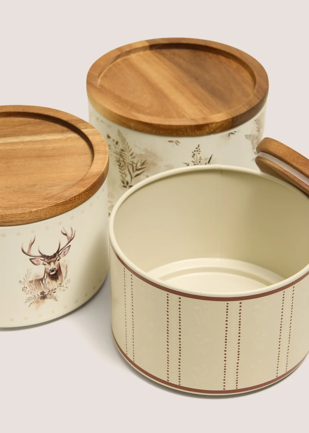 Cream Stag Canisters Image 2