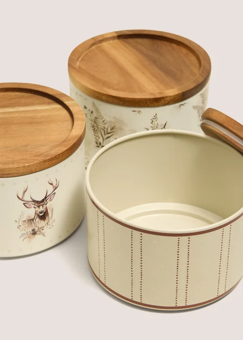 Cream Stag Canisters Image 2