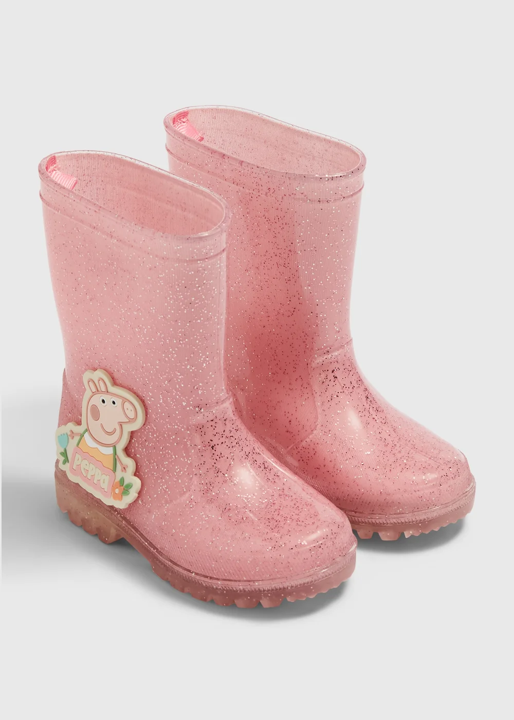 Girls Pink Peppa Pig Wellies (Younger 4-12) - 4 Infants Image 1
