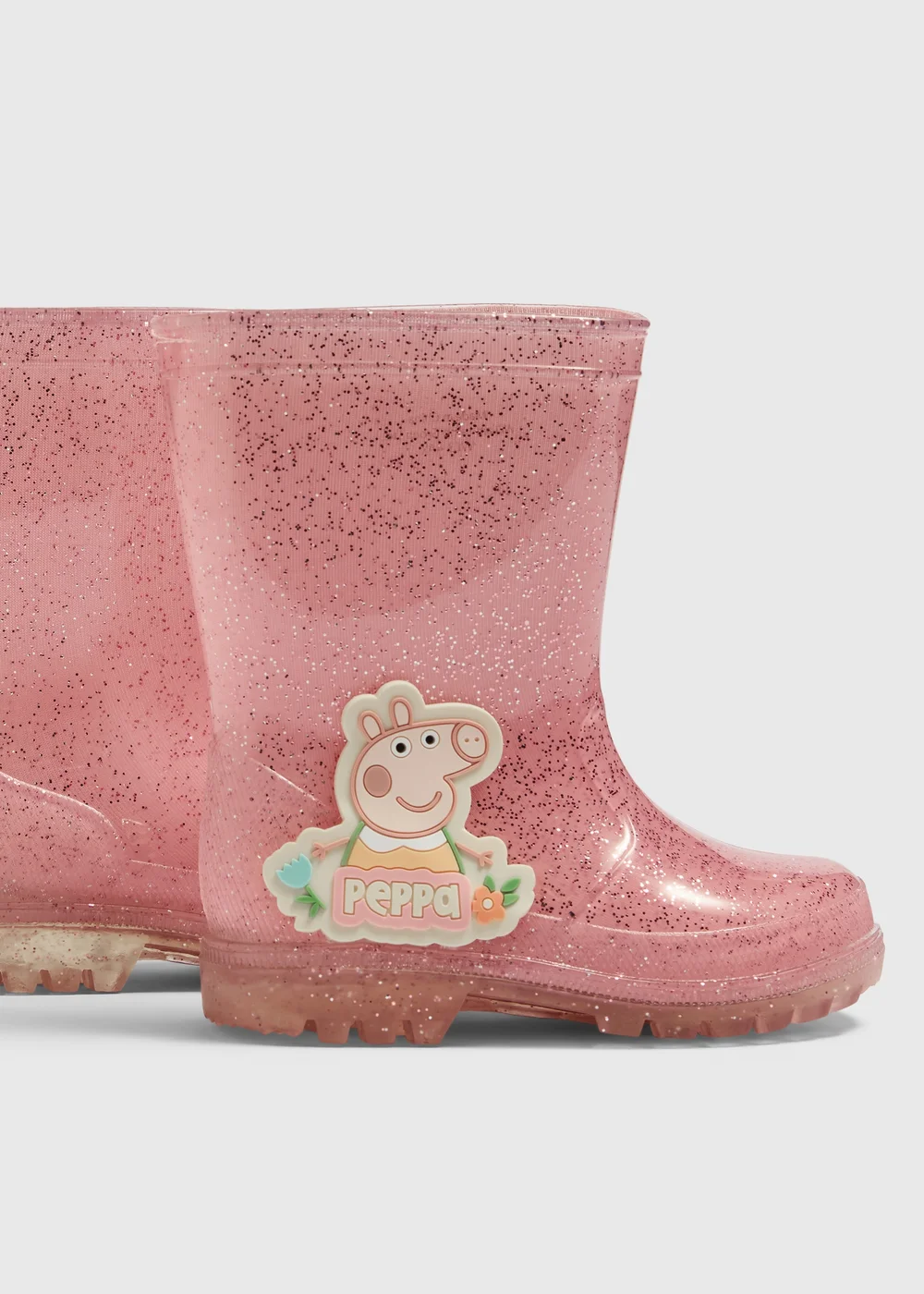 Girls Pink Peppa Pig Wellies (Younger 4-12) - 4 Infants Image 2