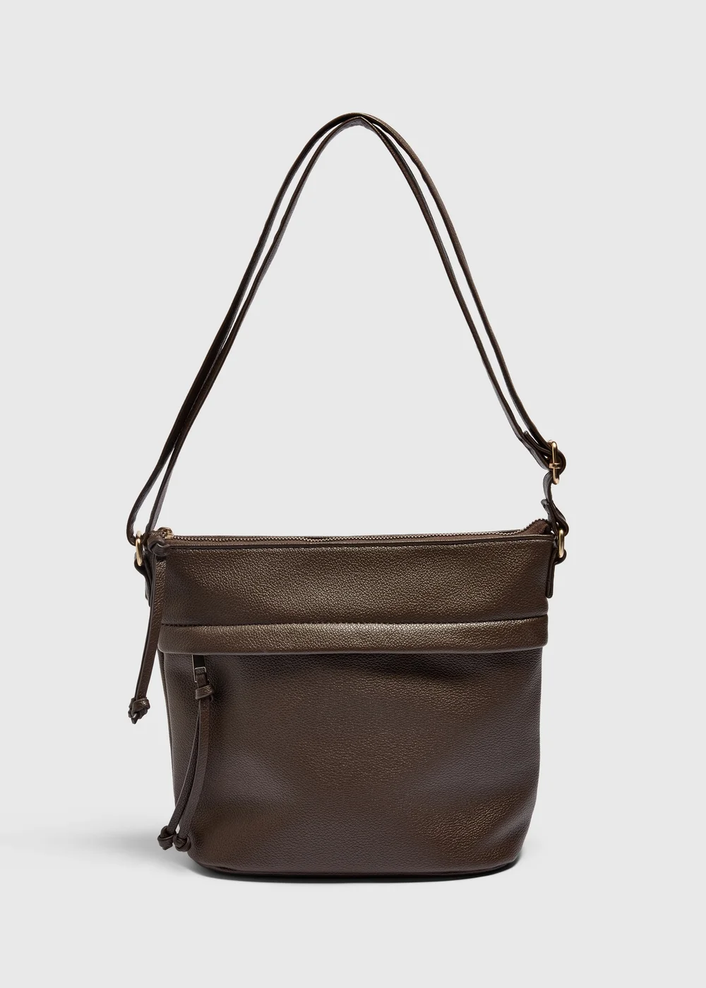 Brown Messenger Bag - One Size Image 1