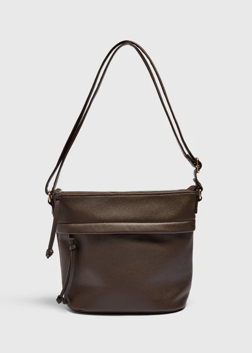 Brown Messenger Bag - One Size Image 1