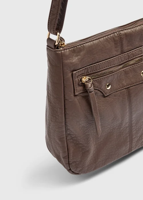 Brown Messenger Bag - One Size Image 2