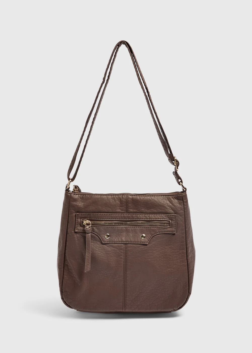 Brown Messenger Bag - One Size Image 1