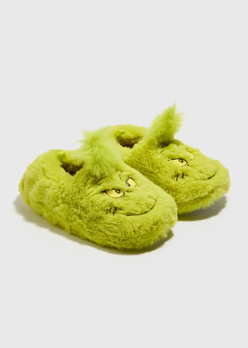 Kids Green The Grinch Slippers (Younger 4 - Older 6) - 4 Infants Image 1