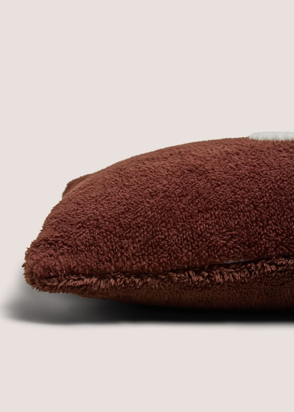 Brown Cosy Up Bolster Cushion Image 2