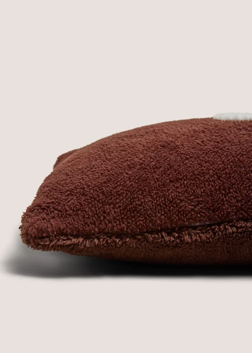 Brown Cosy Up Bolster Cushion Image 2
