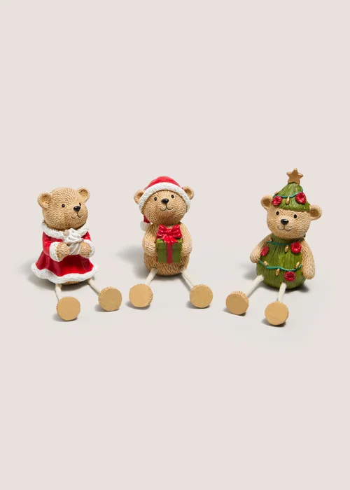 3 Pack Christmas Patch Hanging Decoration Image 1