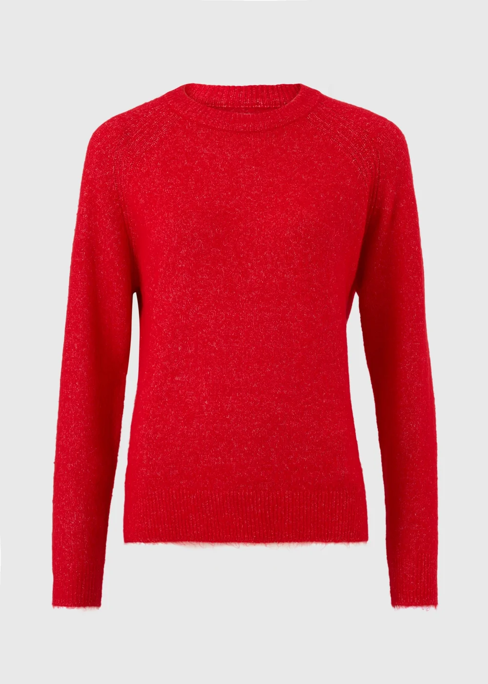 Red Knitted Jumper - XS Image 1