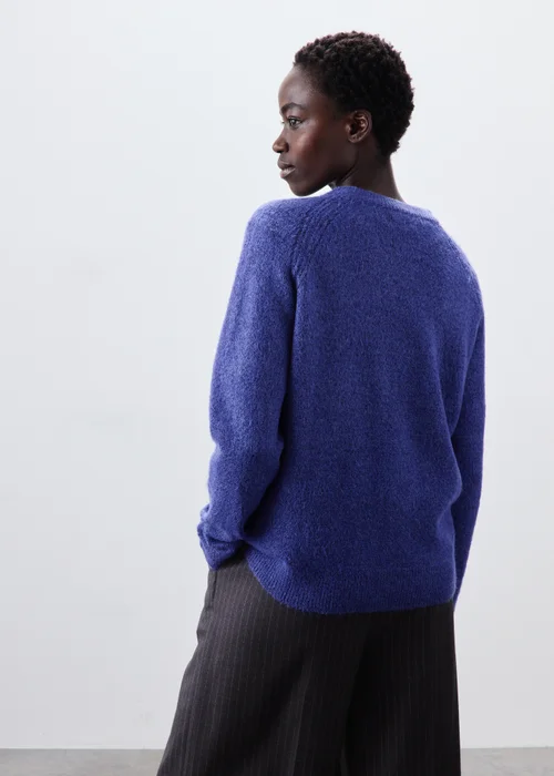 Cobalt Blue Knitted Jumper - XS Image 1
