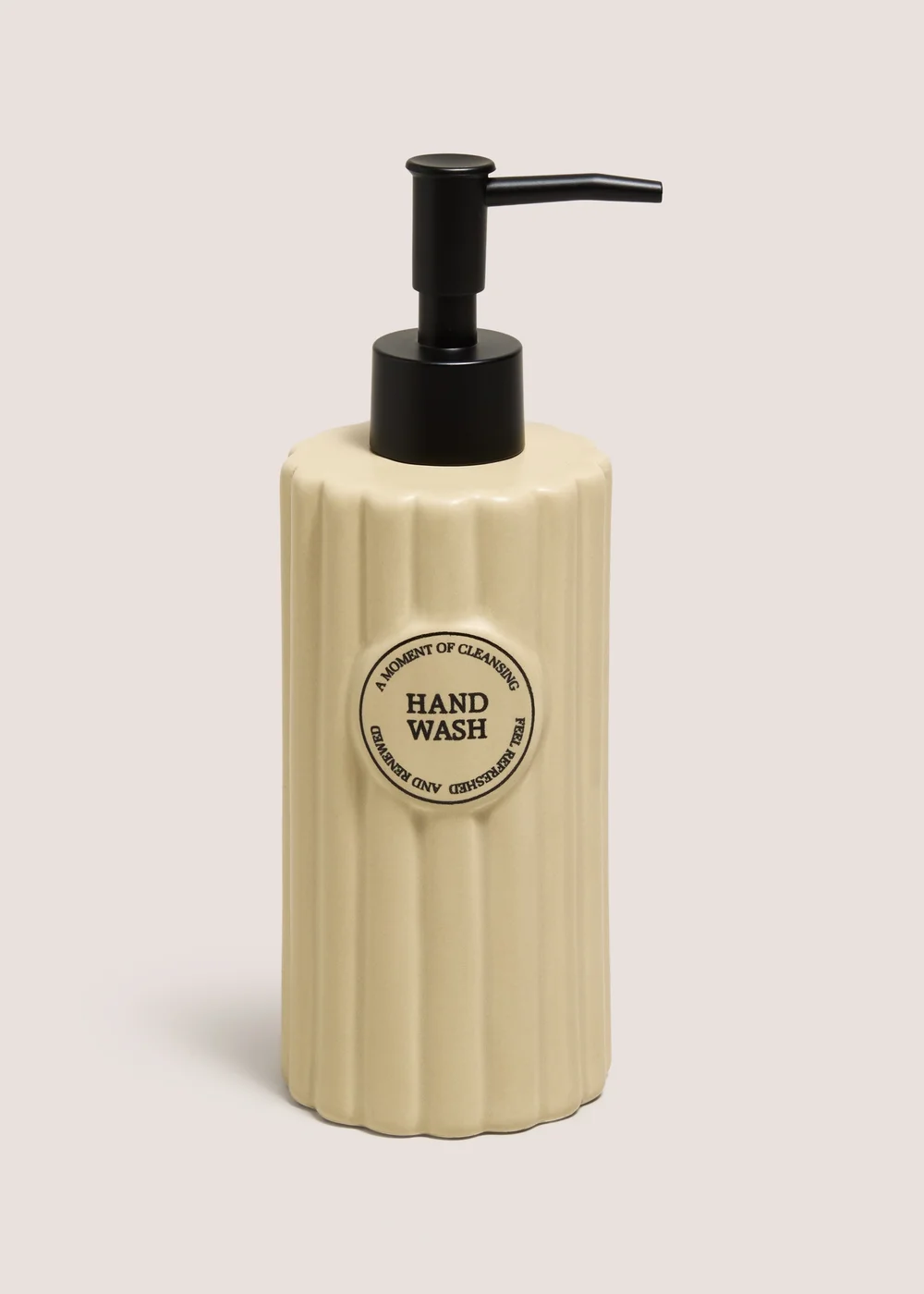 Beige Soap Dispenser Image 1