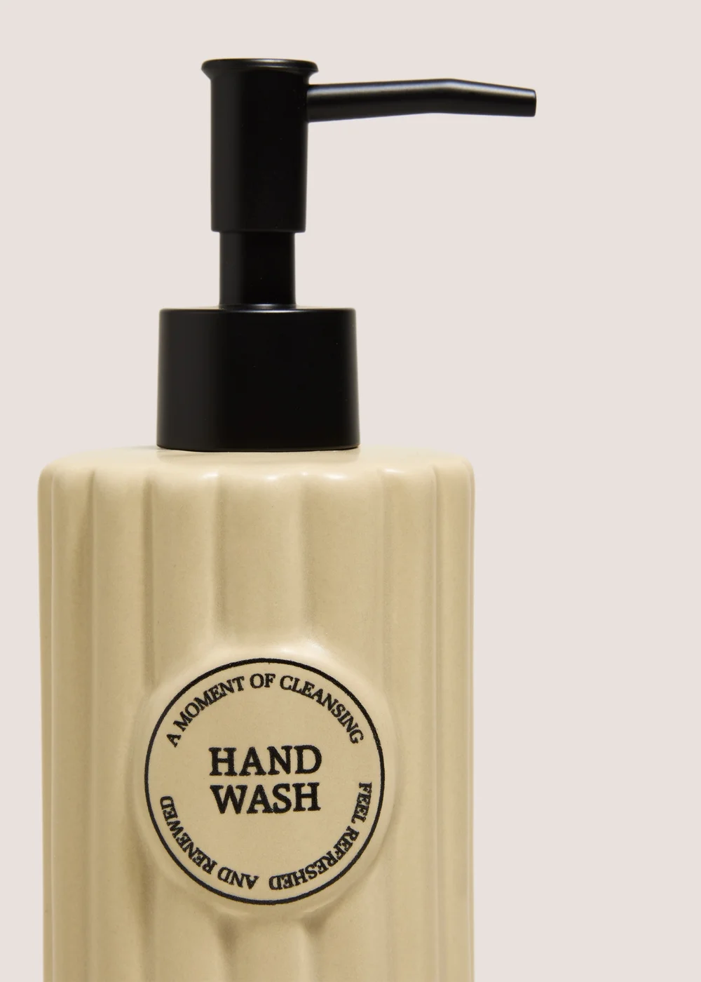 Beige Soap Dispenser Image 2