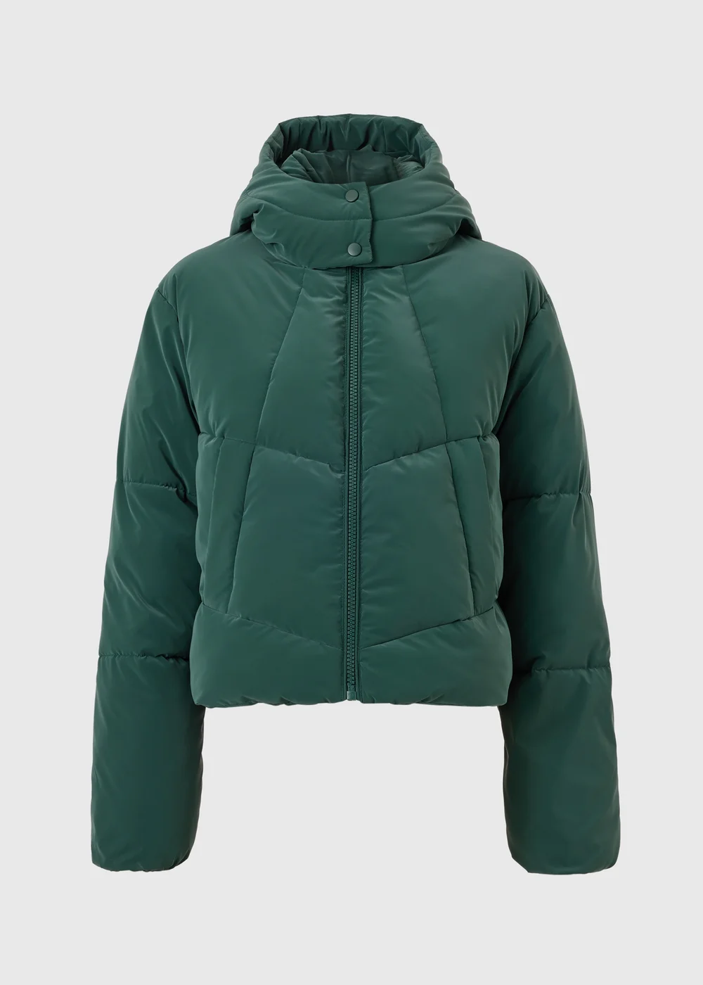 Forest Green Puffer Jacket - XS Image 5